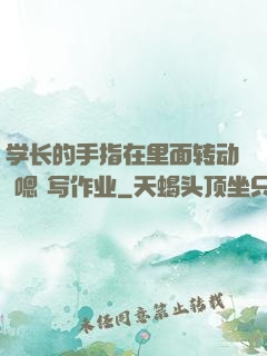 学长的手指在里面转动 嗯 写作业